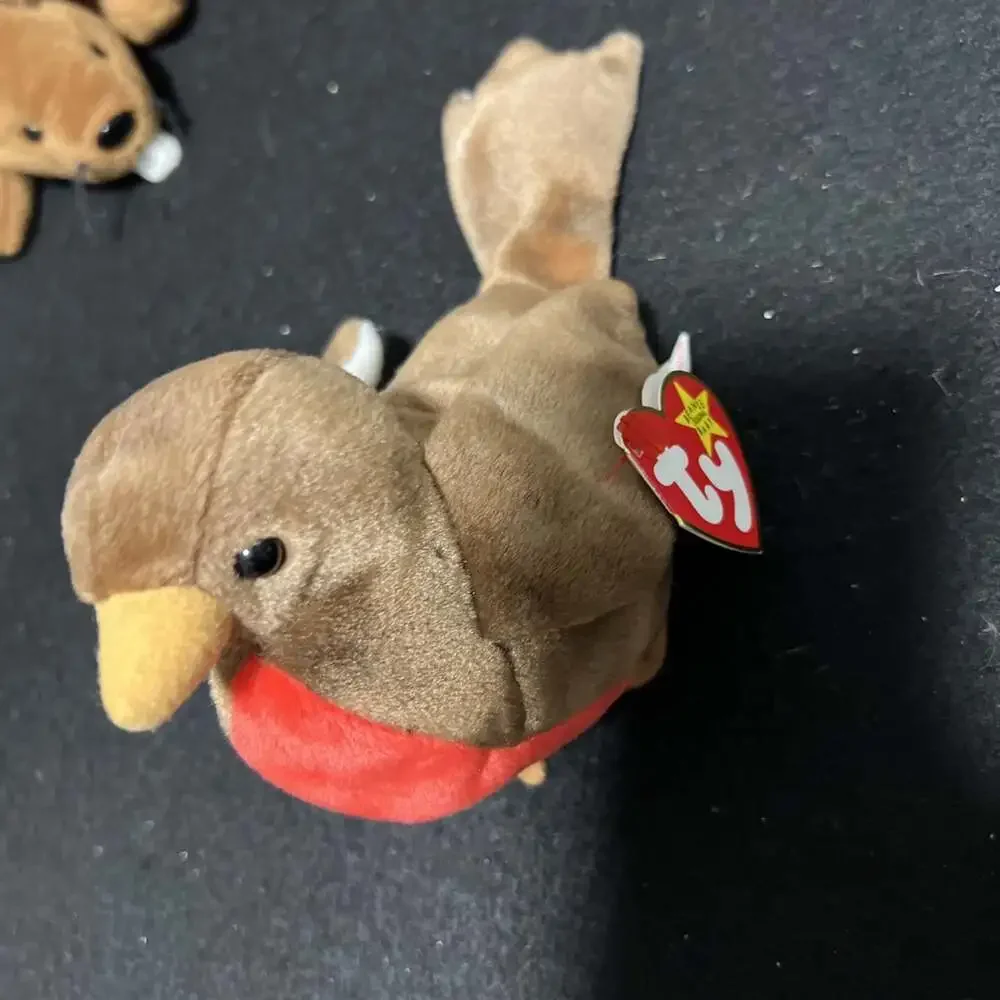 TY Beanie Babies Lot of 7 Animals Vintage 93 & 96 & 98  Plush Toys